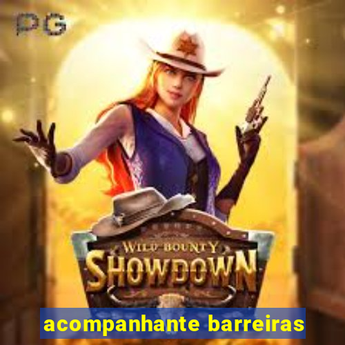 acompanhante barreiras